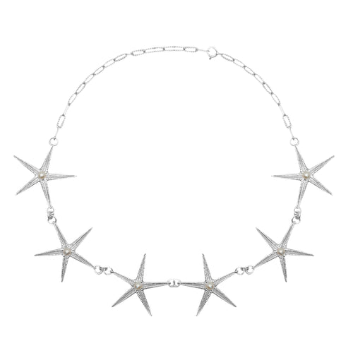 starfish Choker Silver
