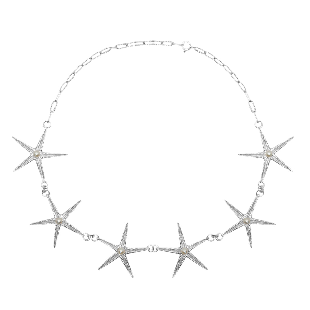 starfish Choker Silver