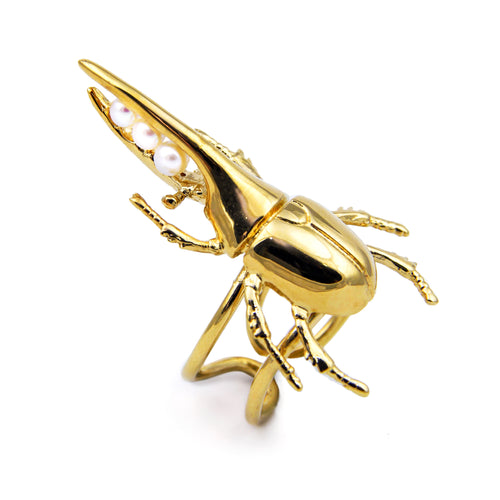 Perloterito Beetle Ring