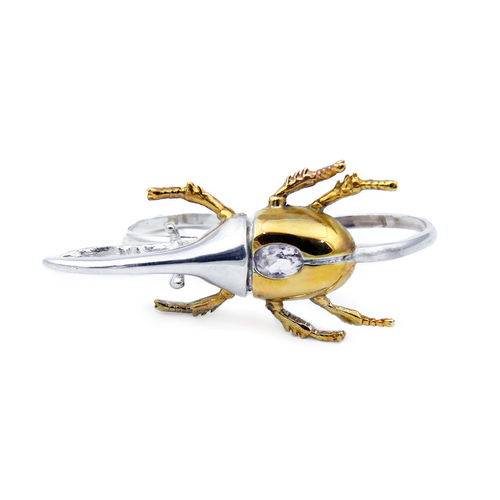 Morganite Hercules Double Ring